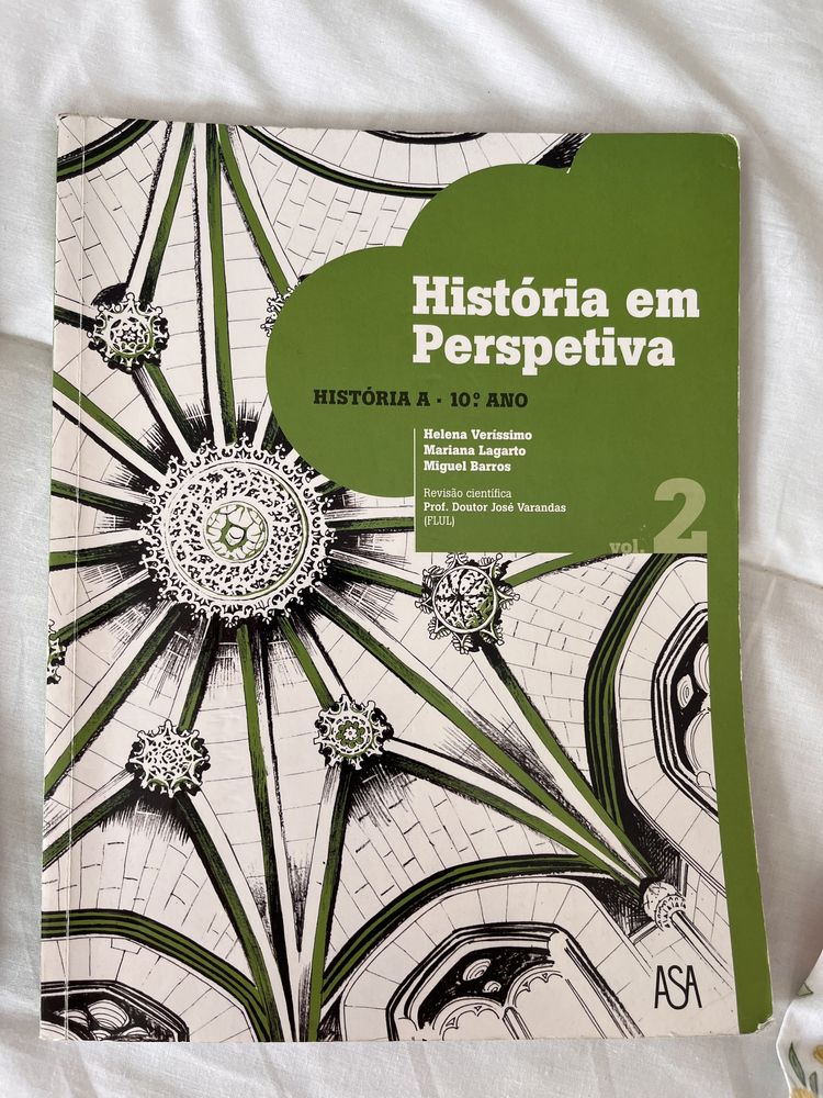 Manuais de História A 2 e 3 do 10ano