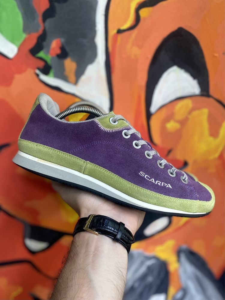 Scarpa vibram кроссовки полуботинки 40 размер фиолетовые оригинал