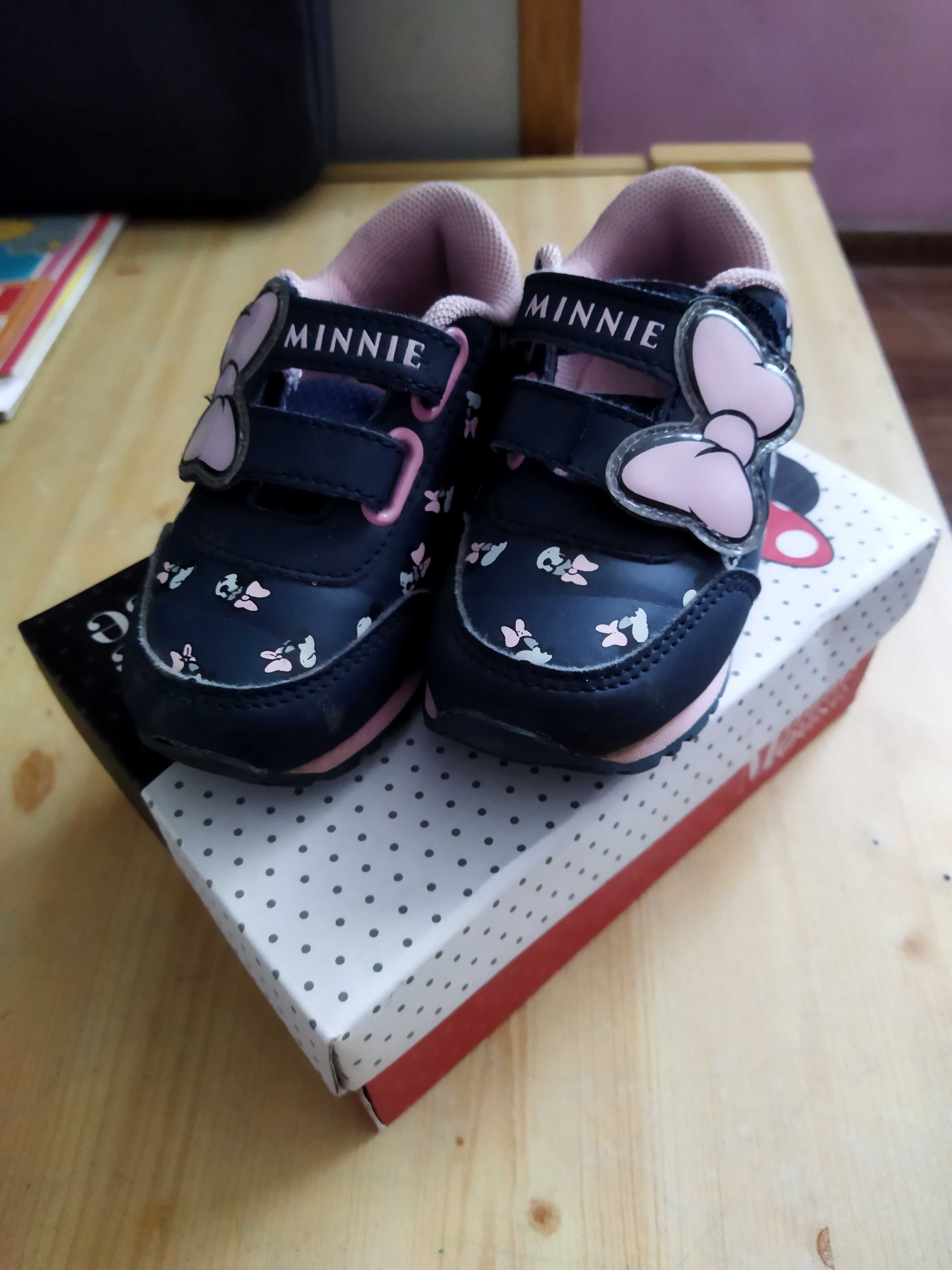 Buciki sneakersy dla dziewczynki granatowe 24 Minnie mouse Disney