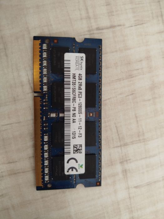 Память для ноутбука DDR 3 4gb