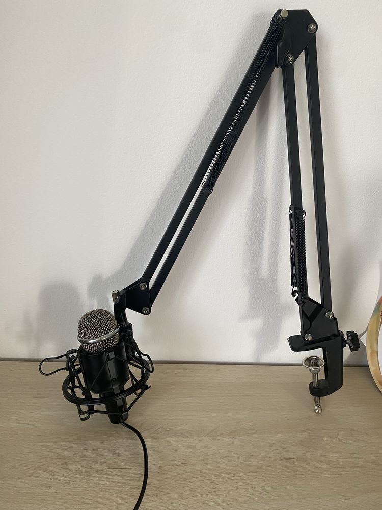 Mikrofon na statywie