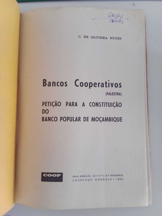 Bancos Cooperativos - Estatuto do Banco Popular de Moçambique