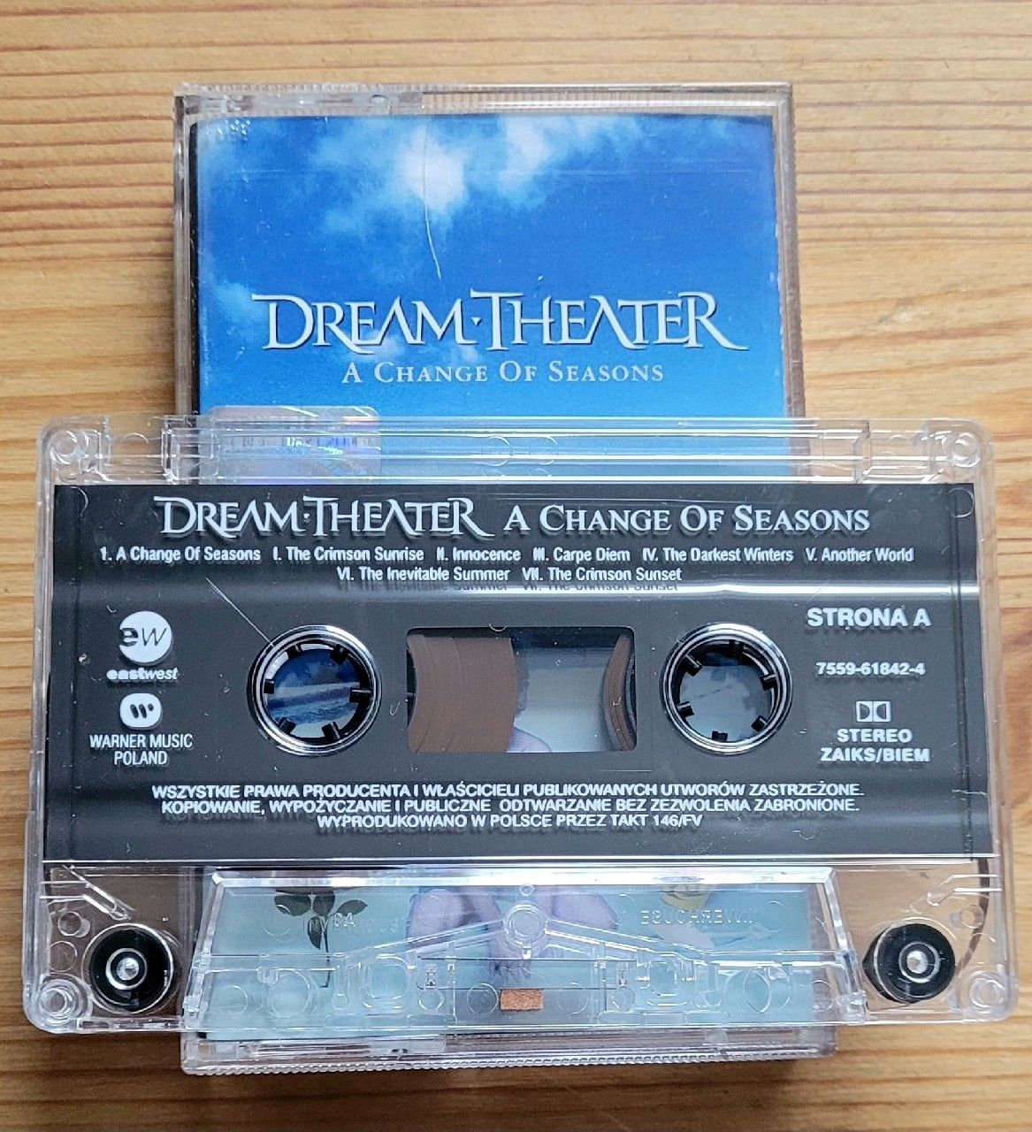 Dream Theater - A change of seasons kaseta magnetofonowa metal