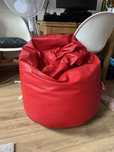 Pufa bean bag ecopuf czerwona duża