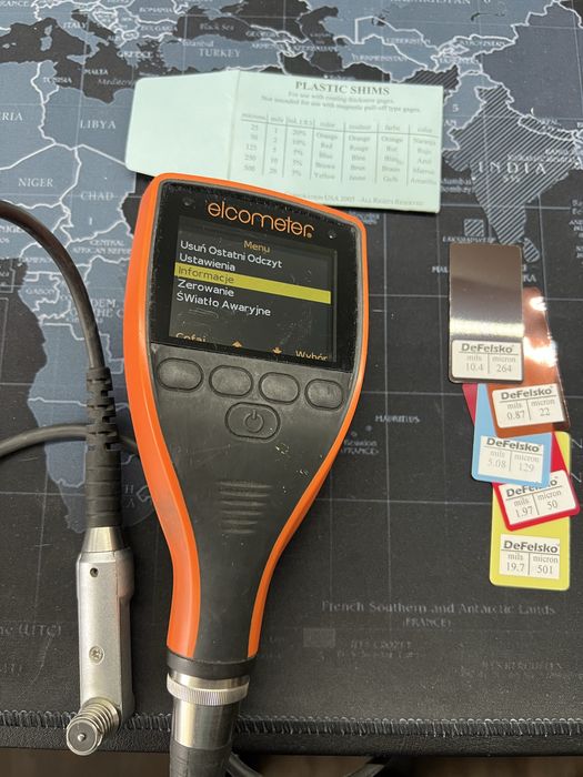 Miernik grubości powłoki Elcometer 456 + sonda kontowa F na przewodzie