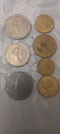 moedas de francos cêntimos pais -FRANÇA_ algumas muito raras3*anuncio