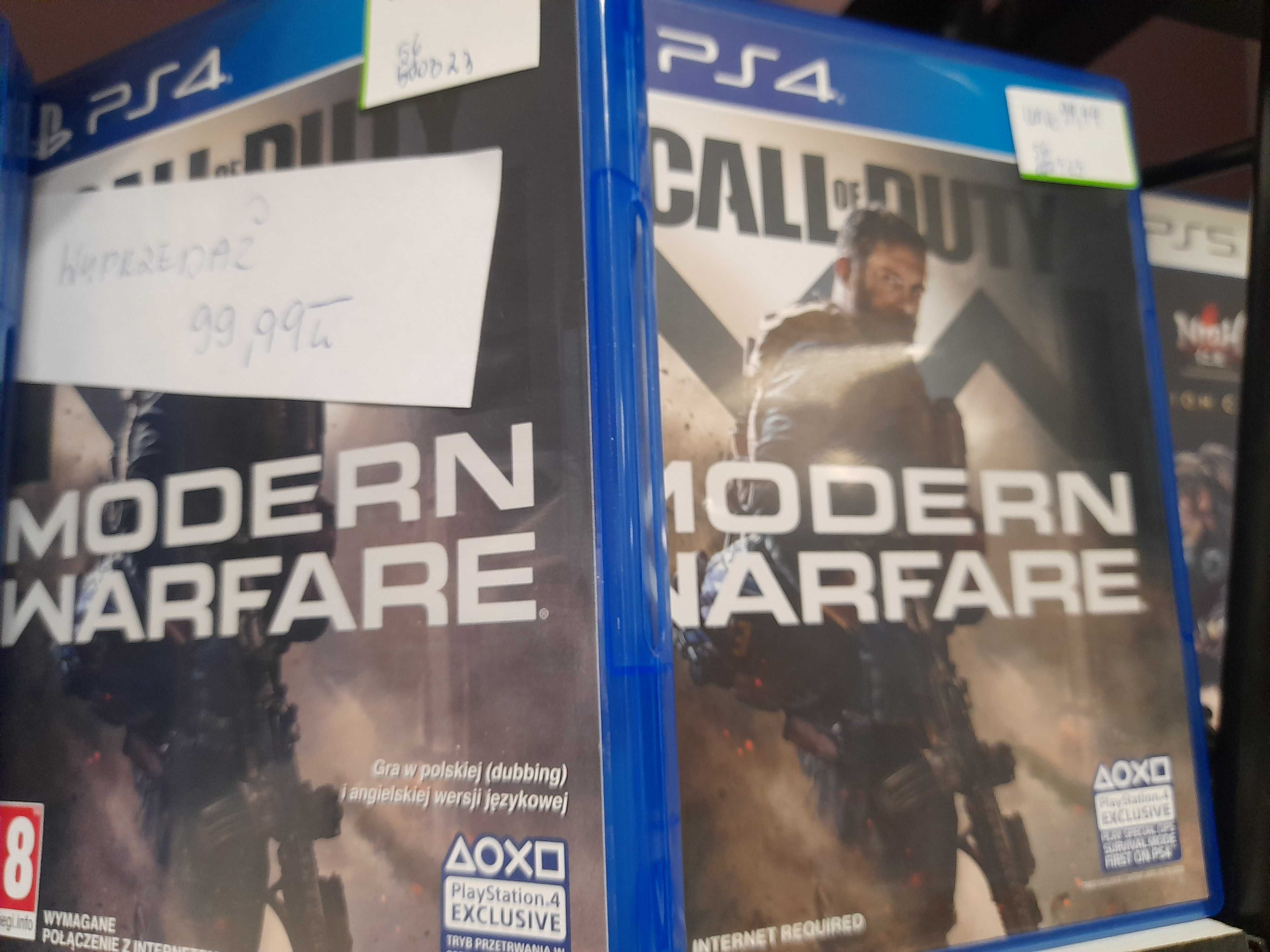 Ragnarok ps4, horizon II ps4, modern warfare ps4, sklep Tychy