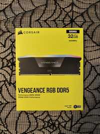 Pamięć RAM CORSAIR Vengeance RGB DDR5 32GB [2x16GB] 6400MHz- nowe