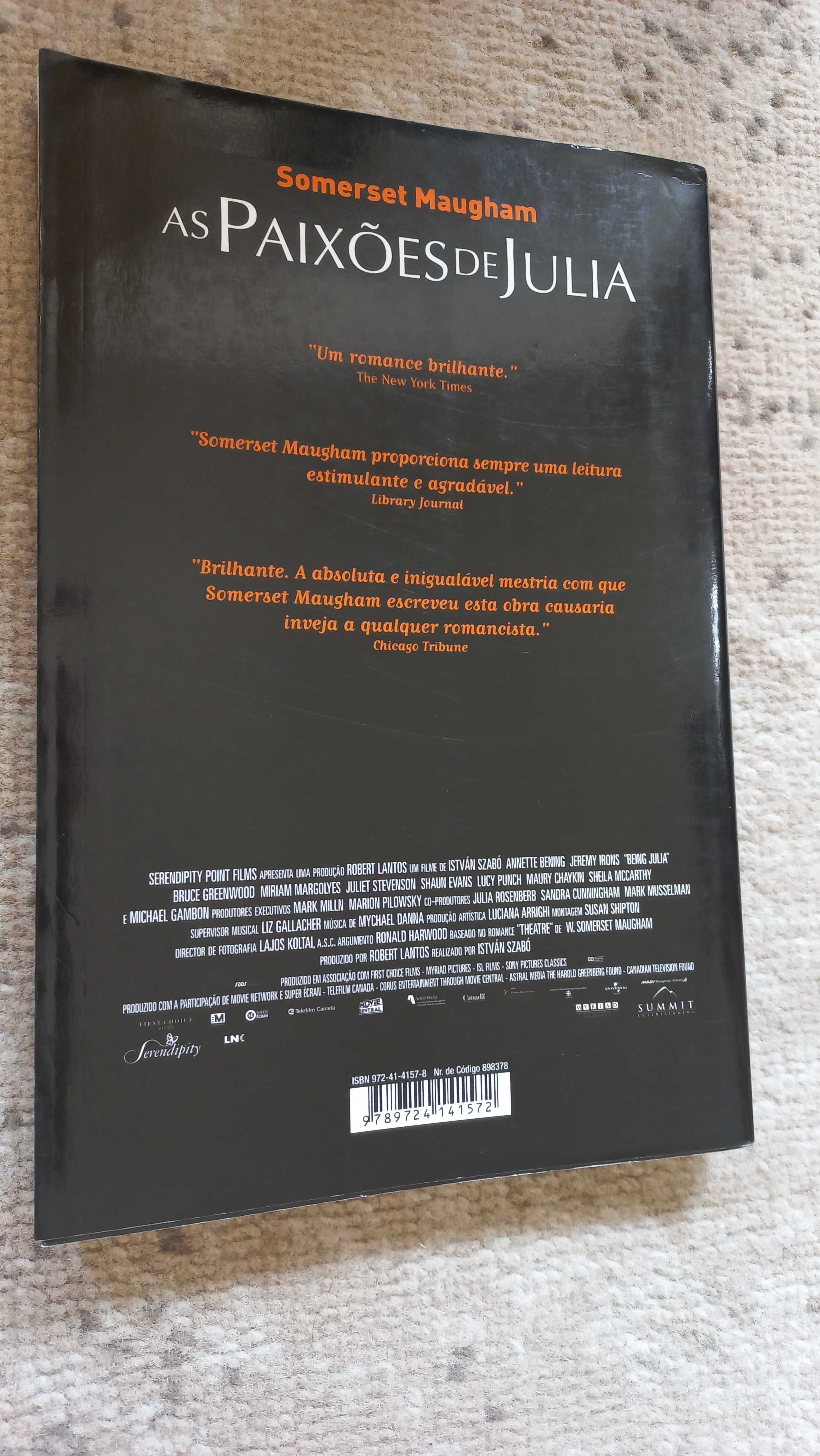 Livro As Paixões de Júlia