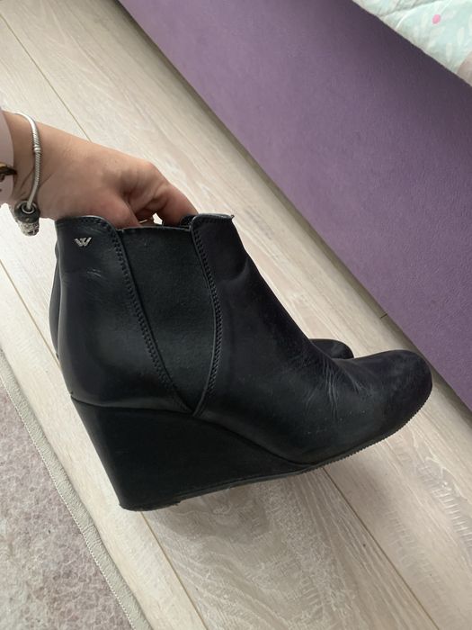 Wojas 38 skorzane botki skora naturalna