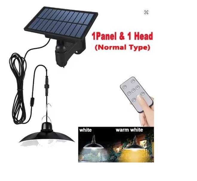 Sistema de iluminação com Painel solar e comando