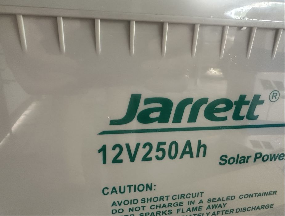 Акумулятори jarrett 12v 250ah гелеві