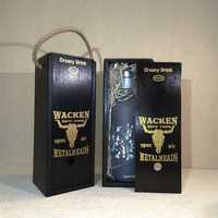 Коробка для вина виски деревянный ящик золото кантри рок metallhead
