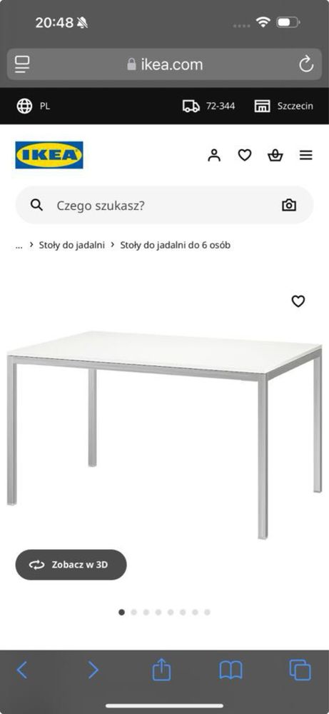 Stół torsby z ikei