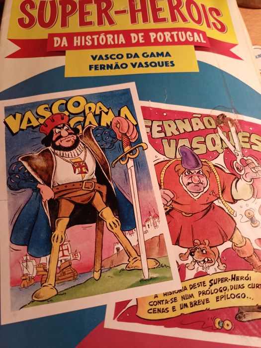 Super heróis  historia  de Portugal em banda desenhada