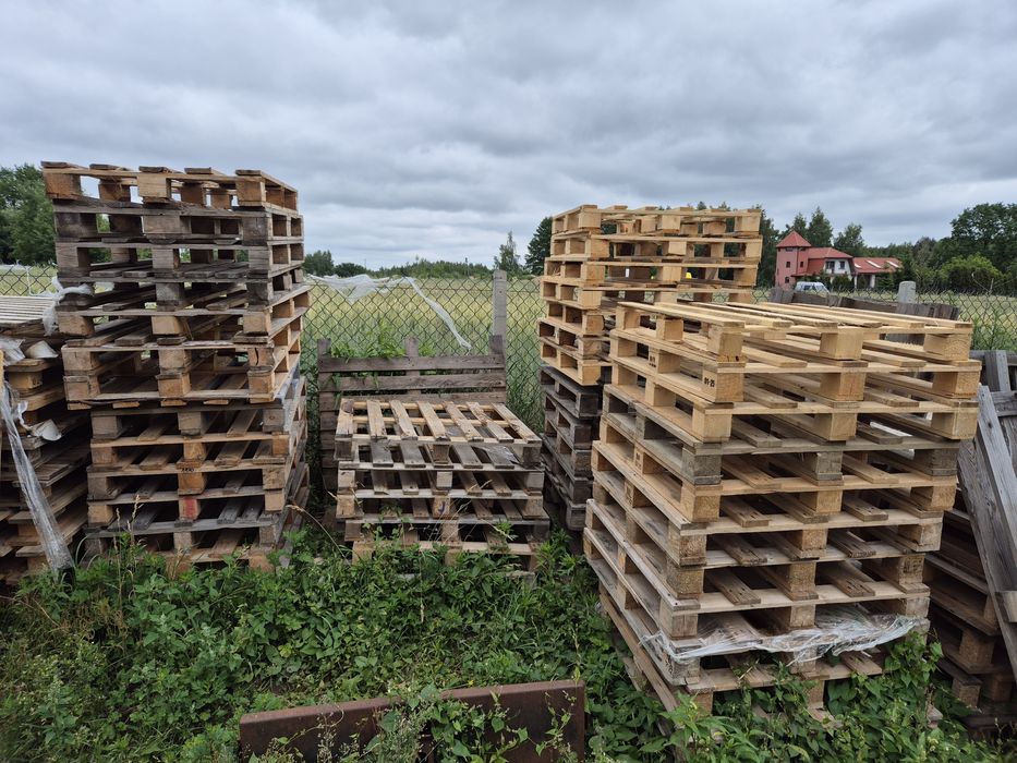 Palety drewniane, przemysłowe 110x130, 100x100, 95x95, euro