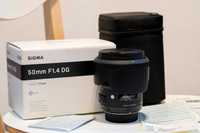 Obiektyw Sigma ART 50mm DG HSM F 1.4/ Nikon - Jak Nowy!