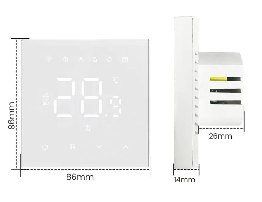 Терморегулятор для газового котла, Wi-Fi, tuya, smart life