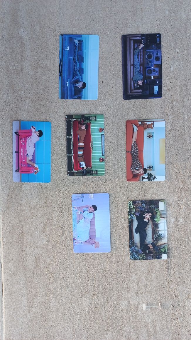 BE BTS photocards jimin jungkook RM Jhope SUGA Jin V / Taehyung