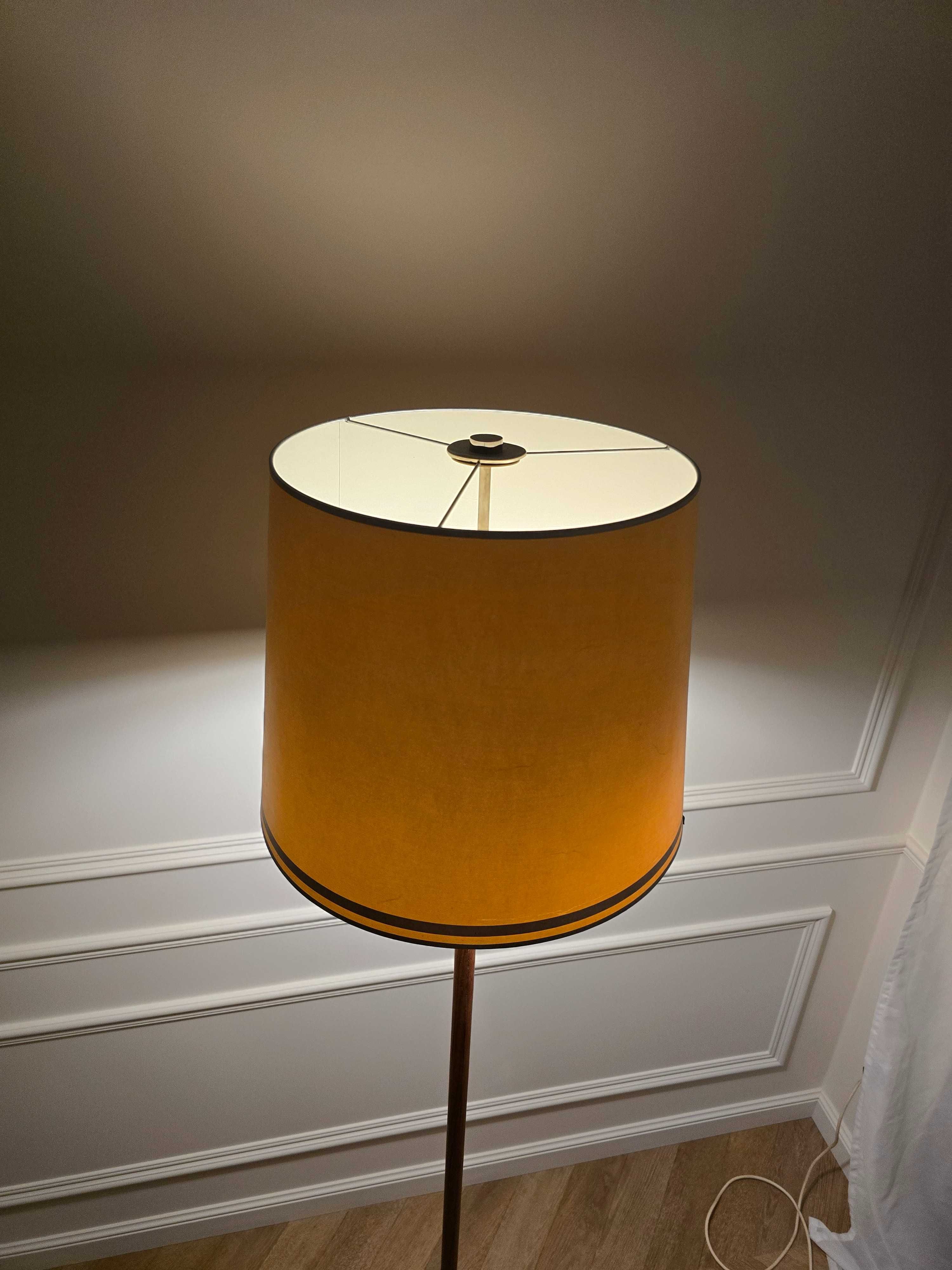 Duńska LAMPA podłogowa Mid Century Modern skandynawski design