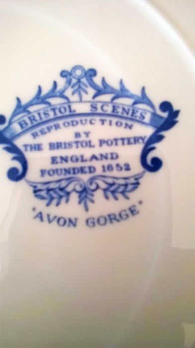 Prato porcelana inglesa Hotel Avon Gorge