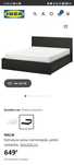 Cama Malm c/4 gavetas