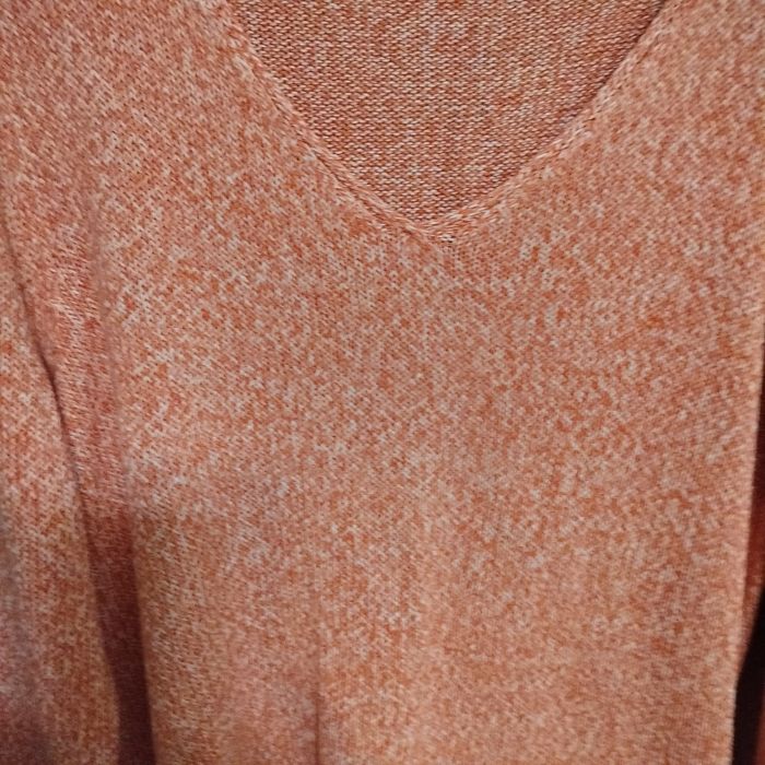 Sweter bluzka damska dekolt długi rękaw XXL