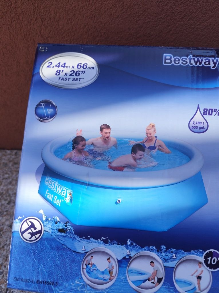 Piscina bestway Fastset 2.100 litros