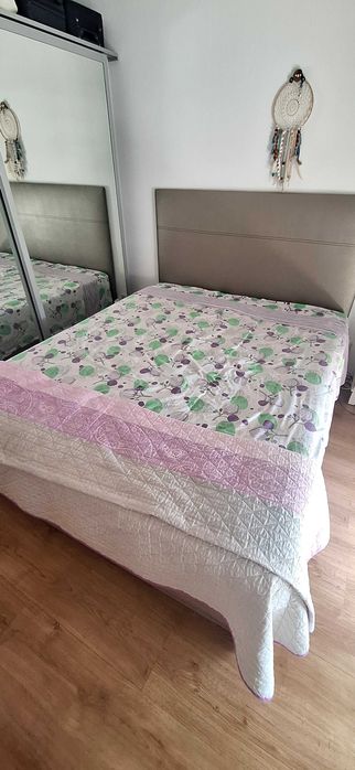 Somier cama + Colchão + Cabeceira