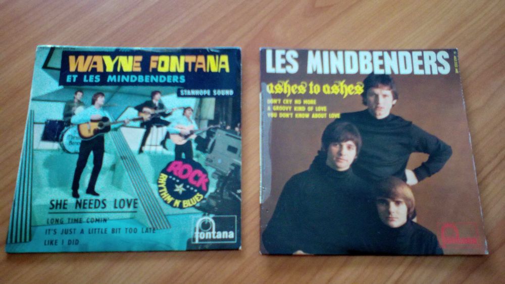 Wayne Fontana recém falecido e Mindbenders 1965/67 raridades