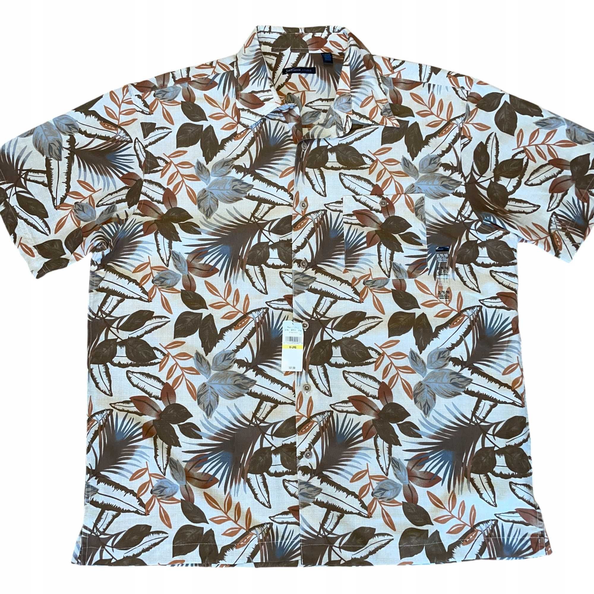 Van Heusen męska modna hawajska koszula Rozm. XL - Nowa Metki