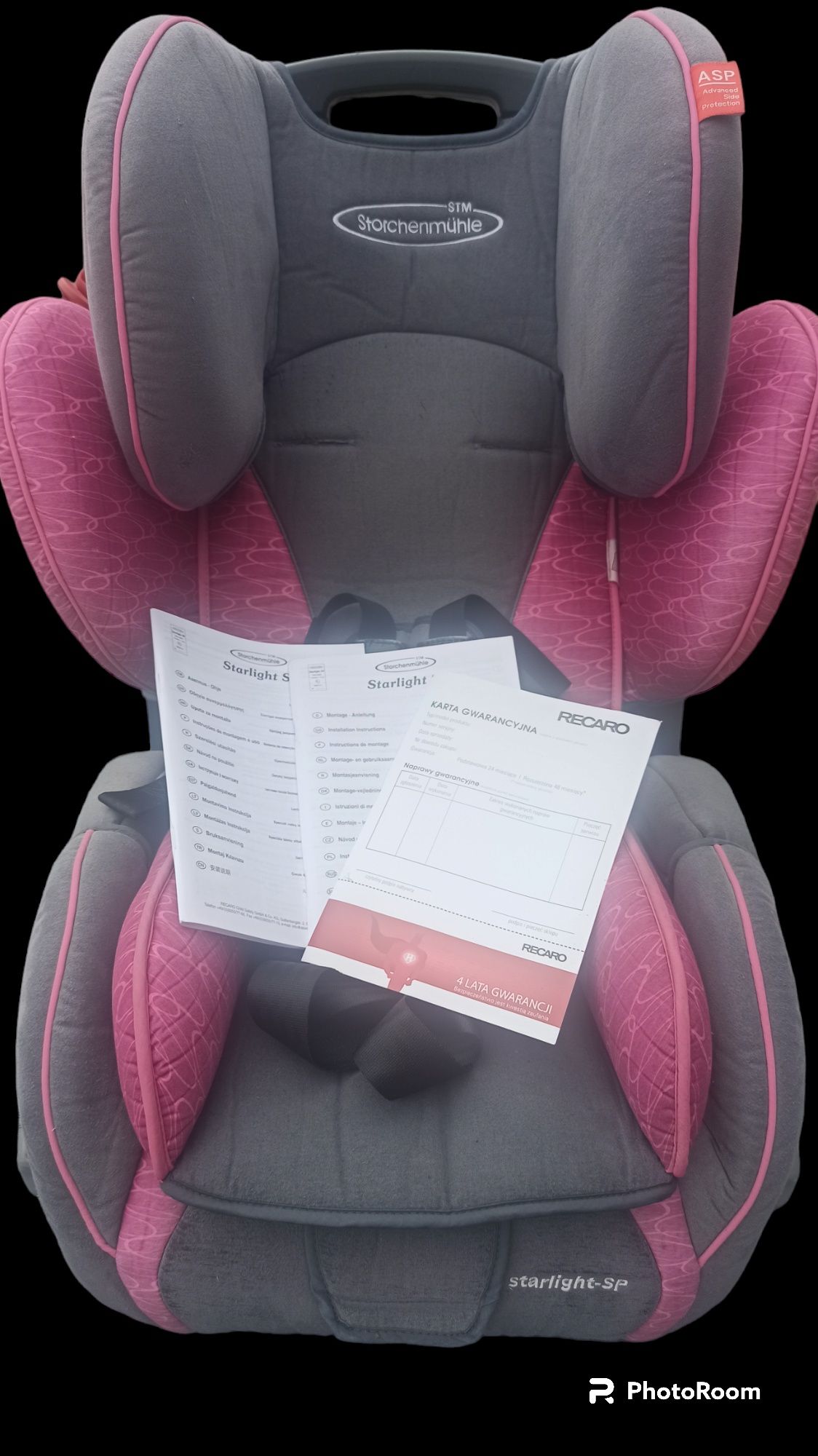 Fotelik samochodowy Starlight SP/Recaro 9-36kg