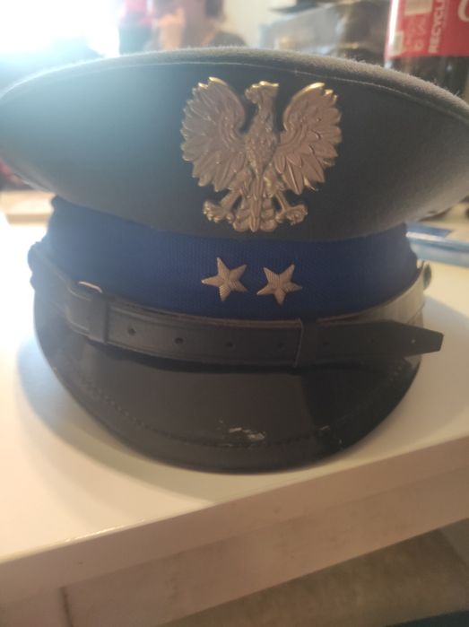 Czapka pilota oficerska PRL stan dobry