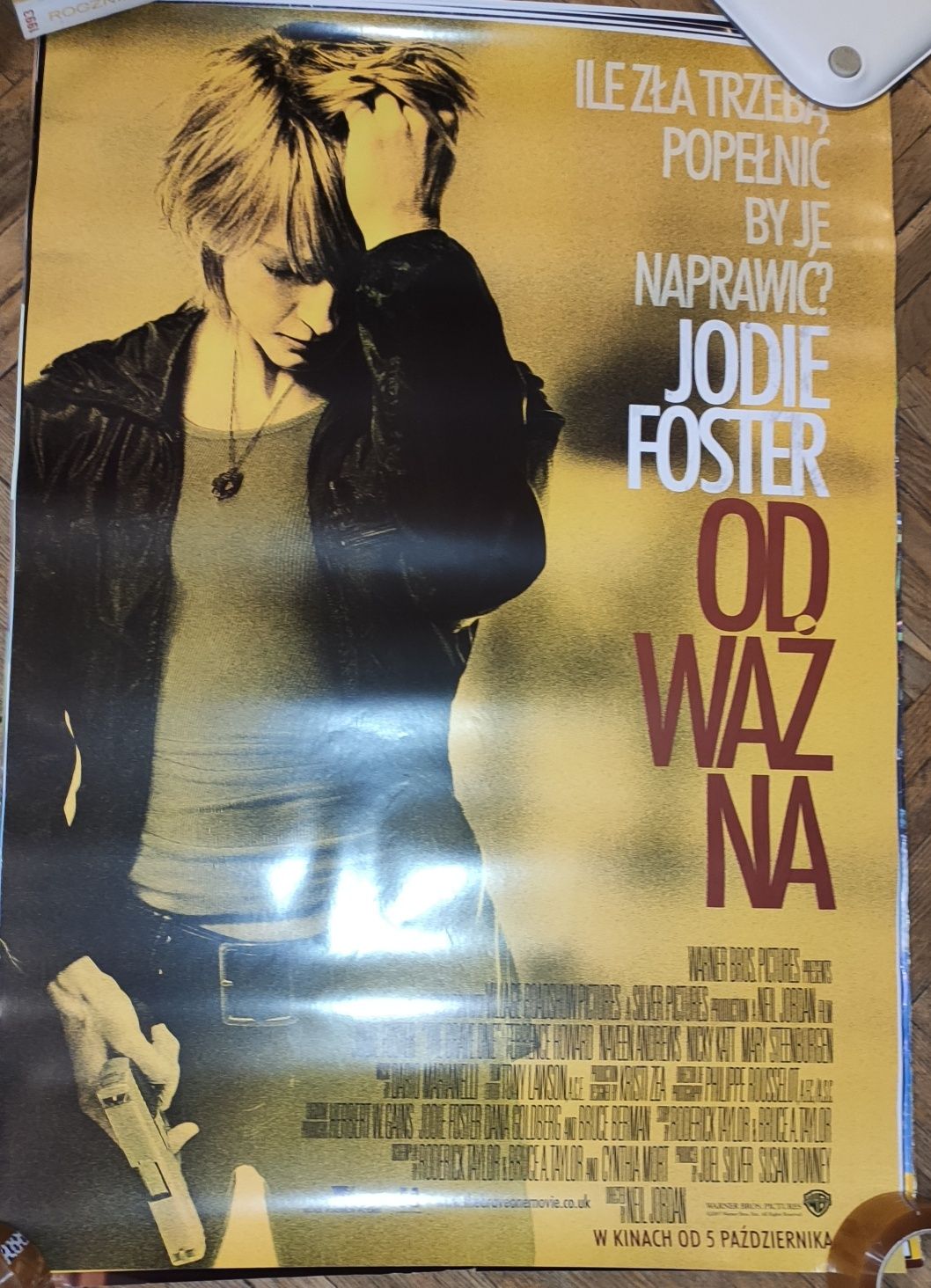 Odważna plakat filmowy oryginalny Jodie Foster