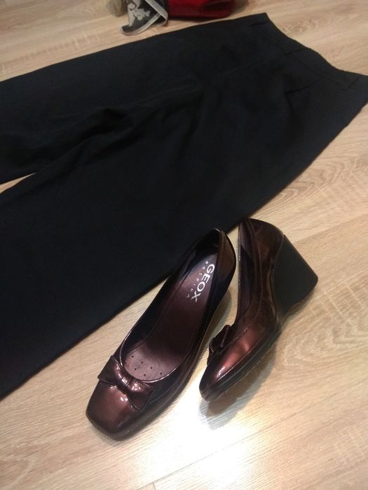 Kuloty Palazzo  Czarne spodnie