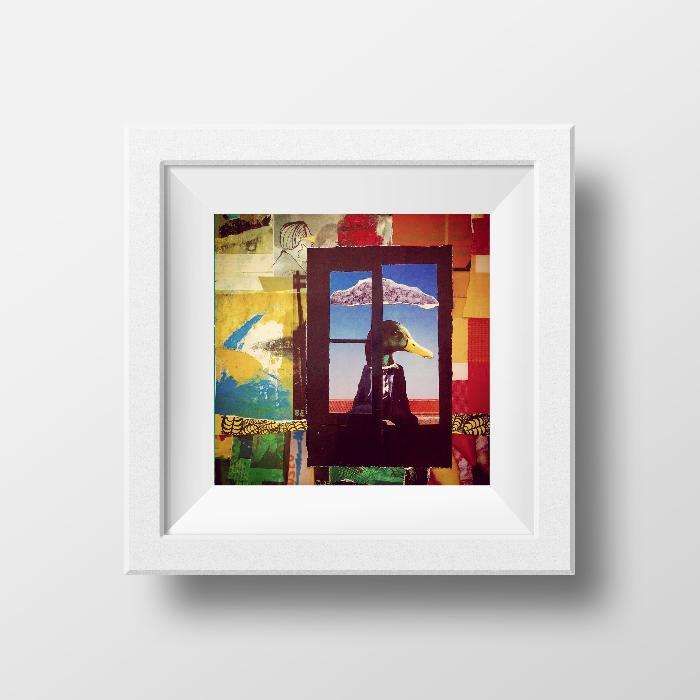 Ilustração "The Ugly Duckling" - 50x50cm