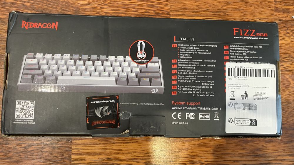 Клавіатура Redragon Fizz K617