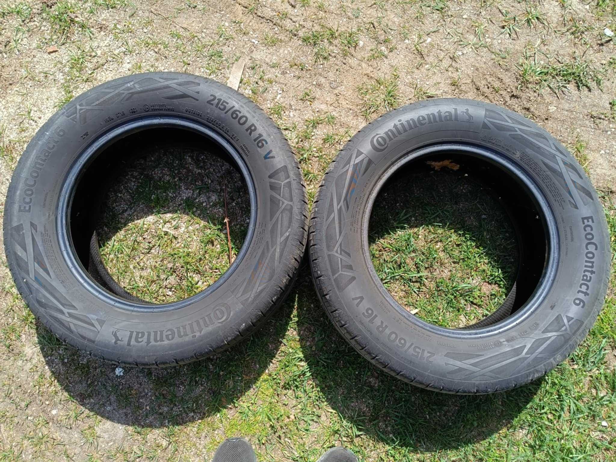 2x Opony Continental EcoContac 6 215/60 R16 V