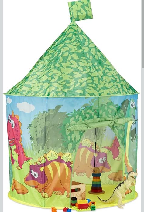 Namiot dla dzieci dinozaury zielony