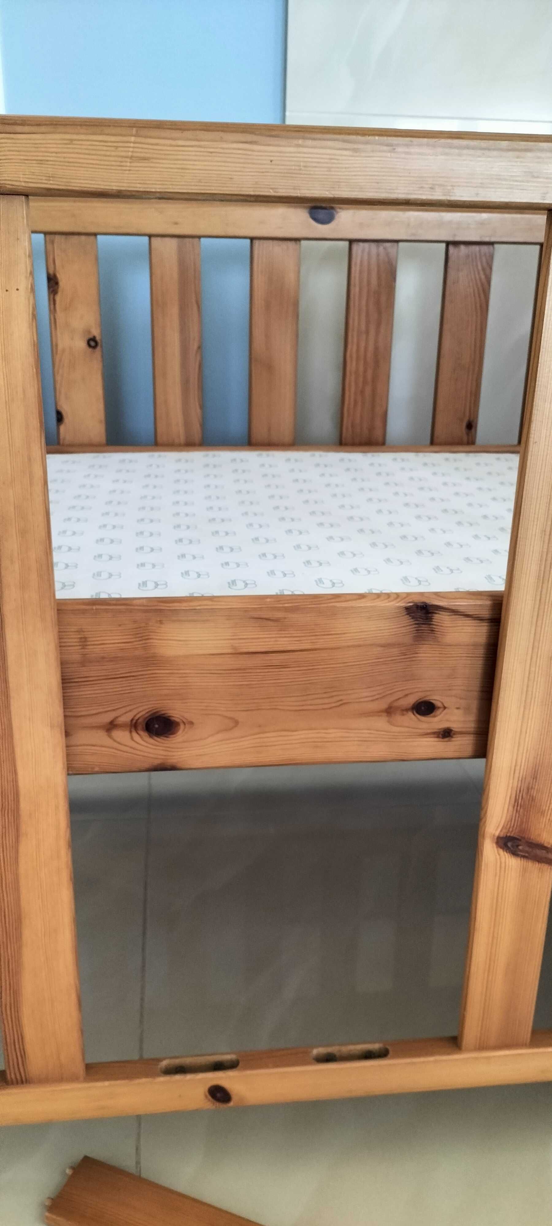 Cama de bebê combinação 2em1 marca Herlag 1883