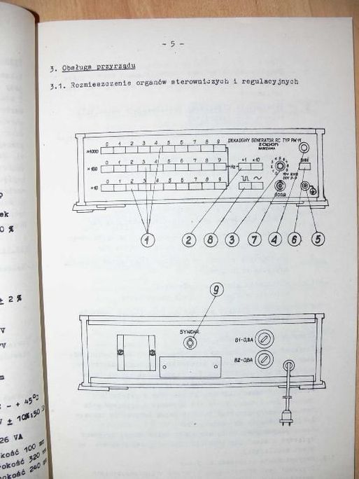 Instrukcja DEKADOWY GENERATOR RC PW-11 KABID-ZOPAN iiiiiiiiiiiiiiiiiii