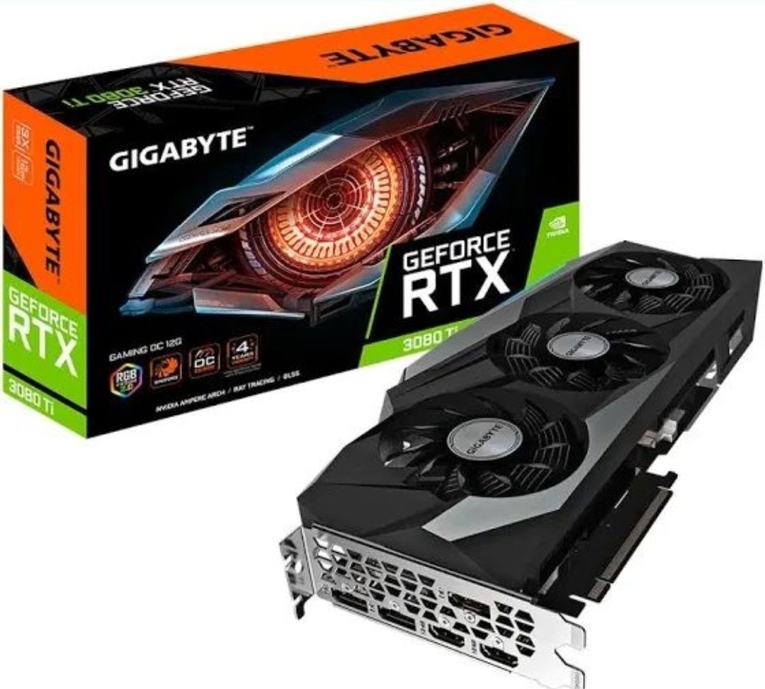 Майнінг ферма Gigabyte RTX 3080 TI 12gb 3шт, фідеокарта