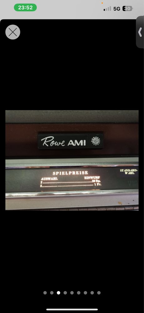 Jukebox AMI ano de 1968 como nova