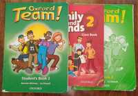 Три книги Oxford Team Student's Book 2+Workbook 2+F and F 2 Class Book