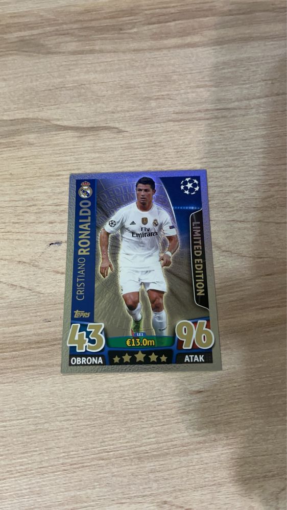 Ronaldo Silver Limited Edition Uefa Champions League 15/16