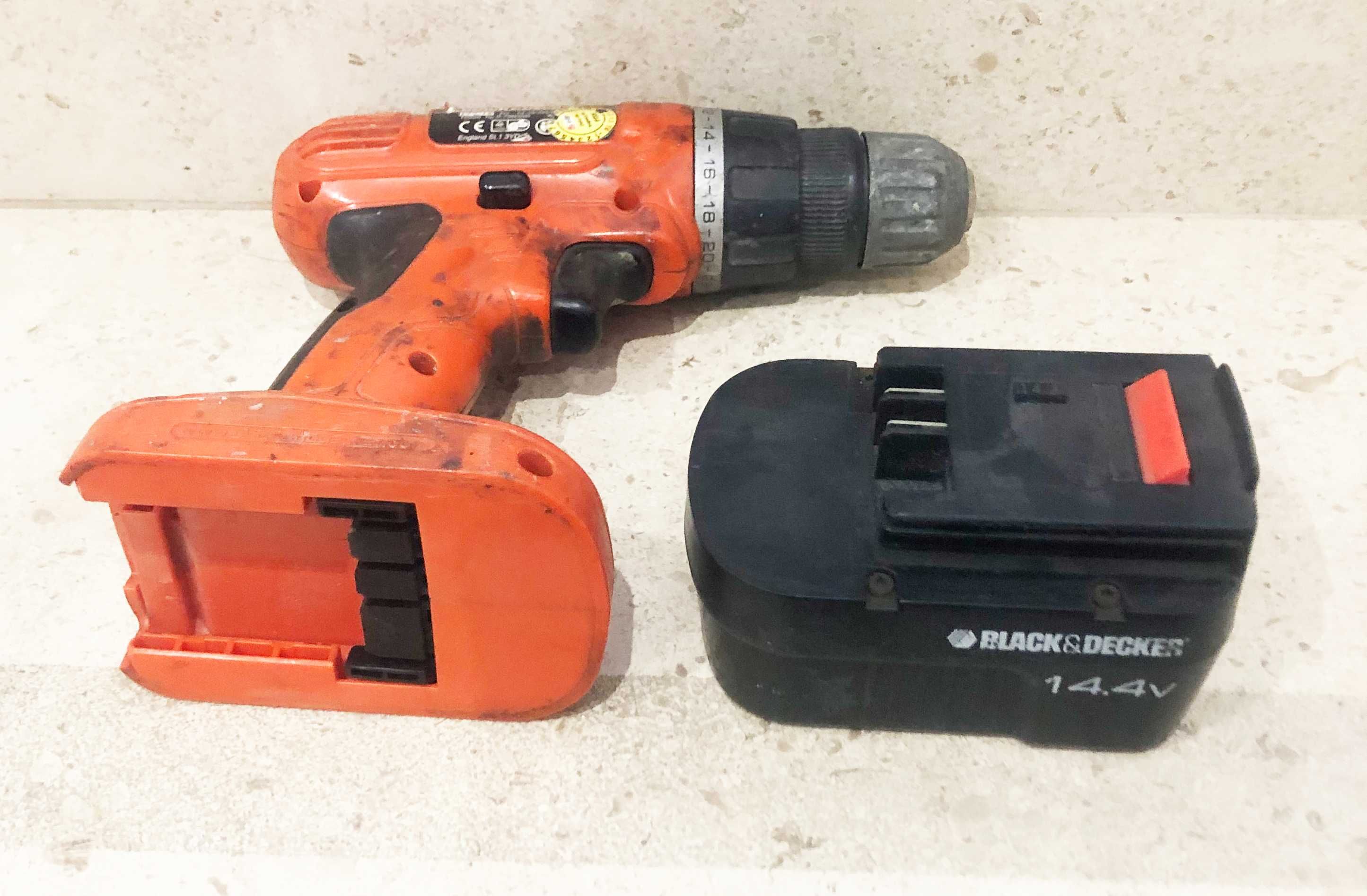 B&D 14,4V Berbequim Aparafusadora - sem carregador + oferta