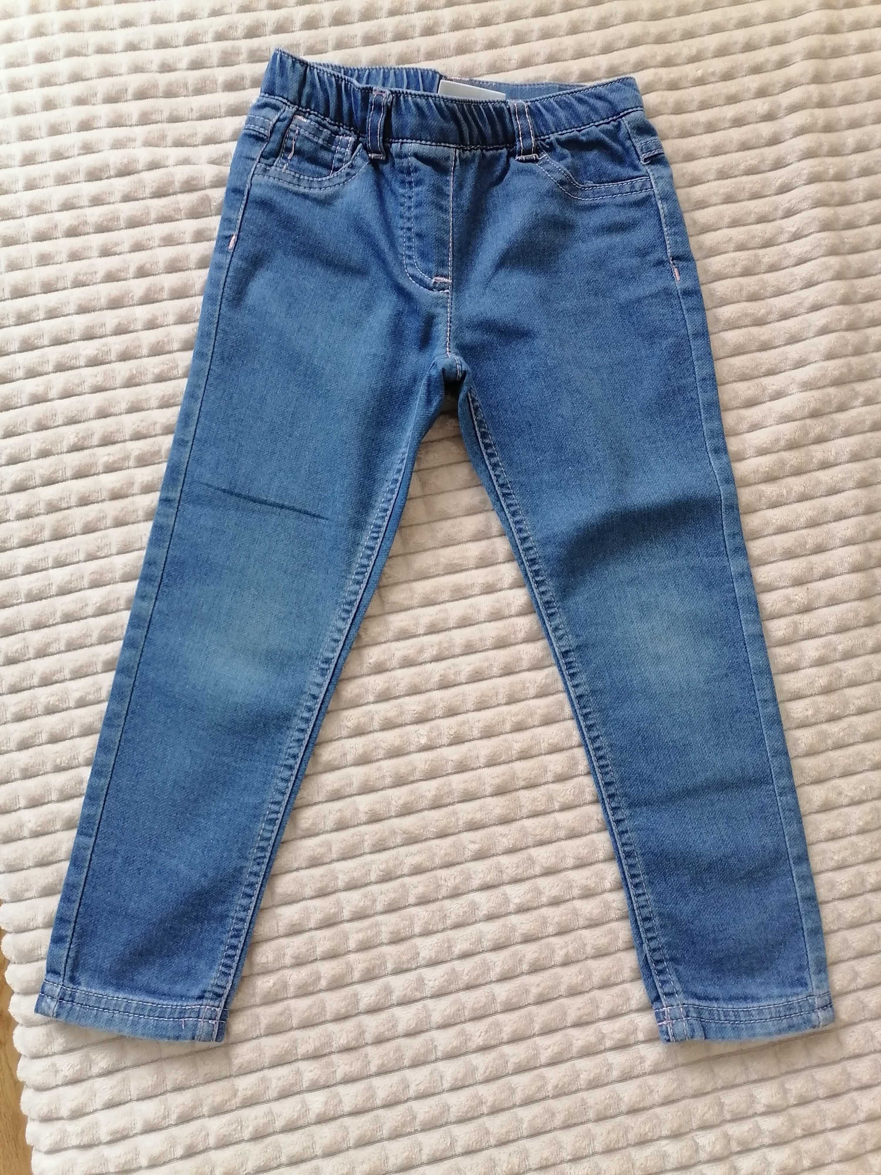 Super spodnie jeansowe coccordillo dla Małej Miss, miękkie,wygodne.