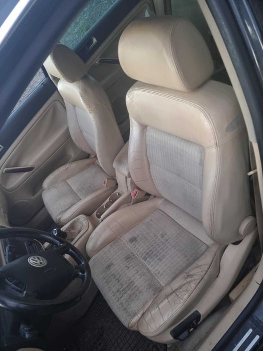 komplet skór skórzane fotele siedzenia kanapa boczki VW Passat B5 komb