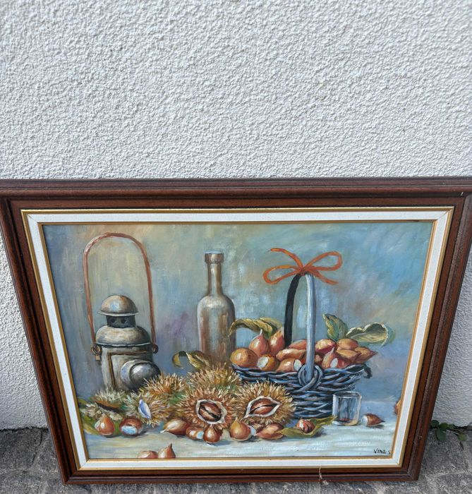 Quadro pintada a mão para decorar a cozinha