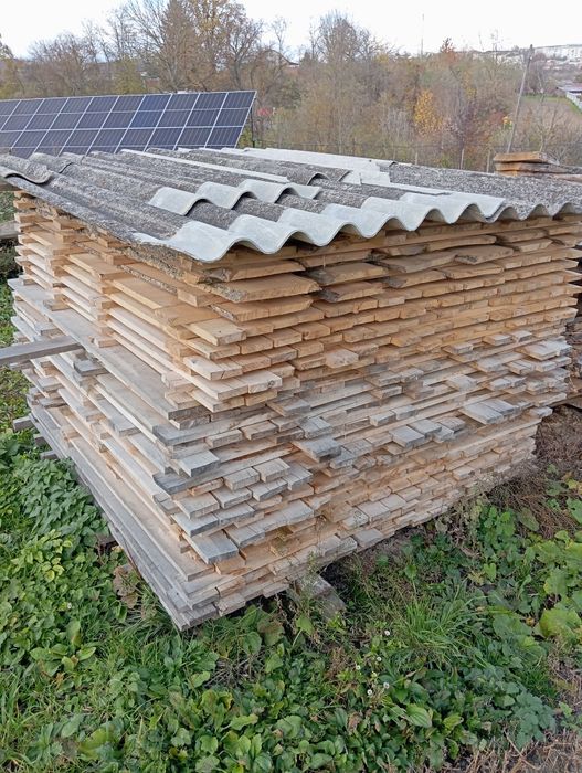 Обрізна дошка ясеня суха